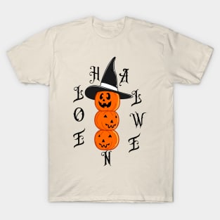 Halloween pumpkin faces T-Shirt